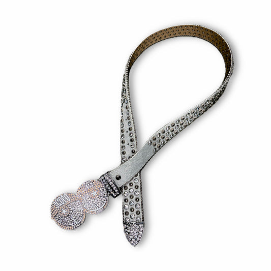 WHITE STAPLE BELT